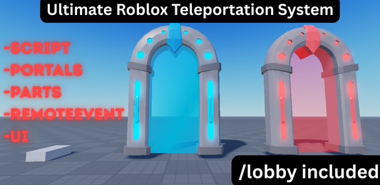Ultimate Roblox Teleportation System – Portal & Chat Commands | Easy Setup | Fast UI Feedback